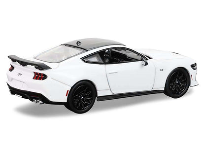 2024 Ford Mustang Oxford White with Black Top "GreenLight Muscle" Series 30 1/64 Diecast Model Car