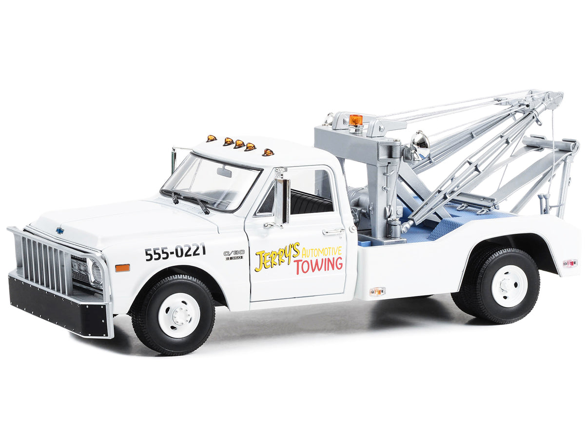 1969 Chevrolet C-30 Dually Wrecker Jerry’s Towing "Fall Guy Stuntman Association" "The Fall Guy" (1981-1986) TV Series 1/18 Diecast Model Car