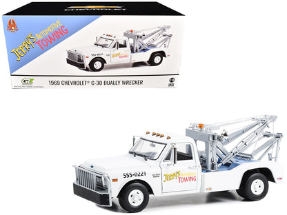1969 Chevrolet C-30 Dually Wrecker Jerry’s Towing "Fall Guy Stuntman Association" "The Fall Guy" (1981-1986) TV Series 1/18 Diecast Model Car