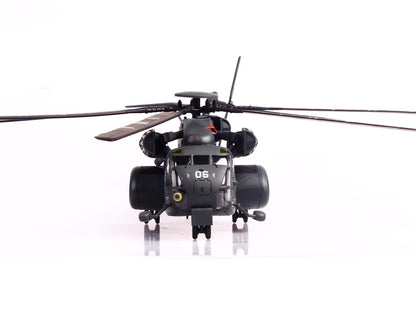 Sikorsky MH-53E Sea Dragon Helicopter "United States Navy Blackhawks Tail Number 06" Dark Gray 1/72 Diecast Model