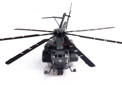 Sikorsky MH-53E Sea Dragon Helicopter "United States Navy Blackhawks Tail Number 15" Dark Gray 1/72 Diecast Model