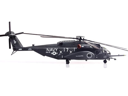 Sikorsky MH-53E Sea Dragon Helicopter "United States Navy Blackhawks Tail Number 17" Dark Gray 1/72 Diecast Model