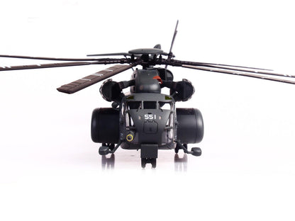 Sikorsky MH-53E Sea Dragon Helicopter "United States Navy Vanguard Tail Number 551" Dark Gray 1/72 Diecast Model