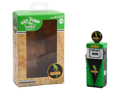 1951 Wayne 505 Gas Pump "Polly Gas" Green and Black "Vintage Gas Pumps" Series 13 1/18 Diecast Model