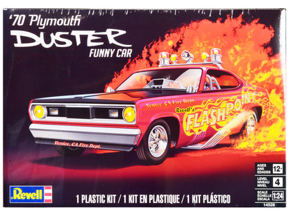 Level 4 Model Kit 1970 Plymouth Duster Funny Car 1/24 Scale Model