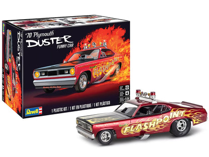 Level 4 Model Kit 1970 Plymouth Duster Funny Car 1/24 Scale Model