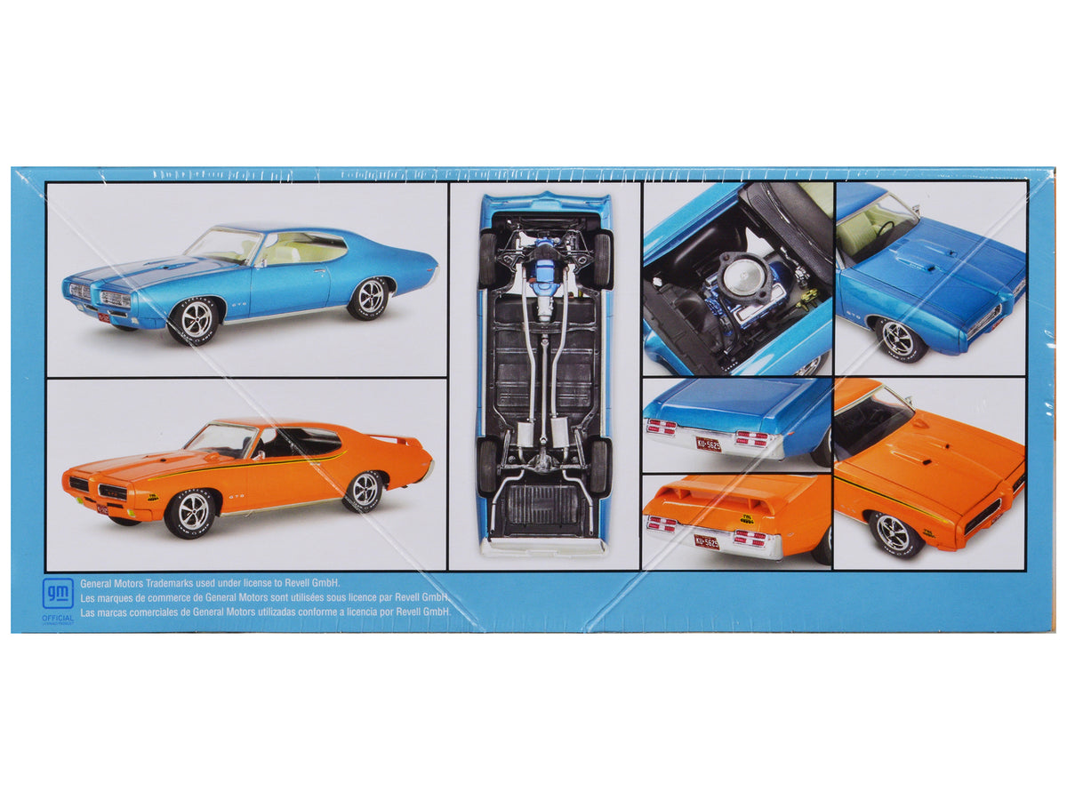 Level 4 Model Kit 1969 Pontiac GTO 2-in-1 Kit 1/24 Scale Model
