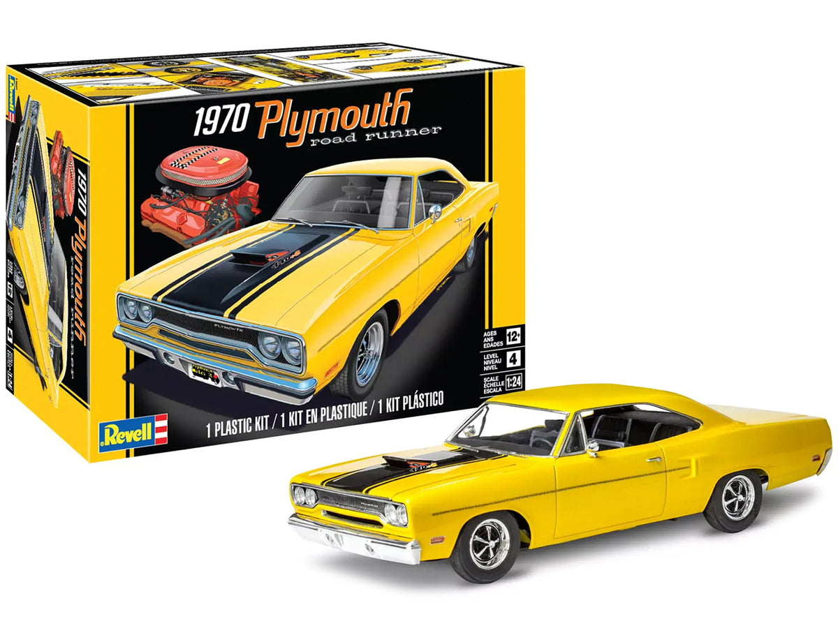 Level 4 Model Kit 1970 Plymouth Road Runner 1/24 Scale Model