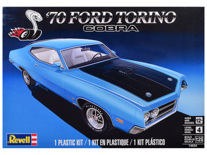 Level 4 Model Kit 1970 Ford Torino Cobra 1/25 Scale Model