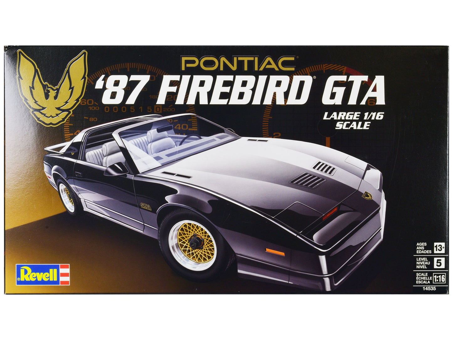 Level 5 Model Kit 1987 Pontiac Firebird GTA 1/16 Scale Model