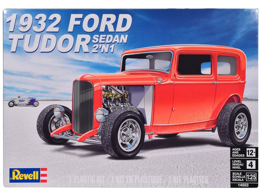 Level 4 Model Kit 1932 Ford Tudor Sedan 2-in-1 Kit 1/25 Scale Model