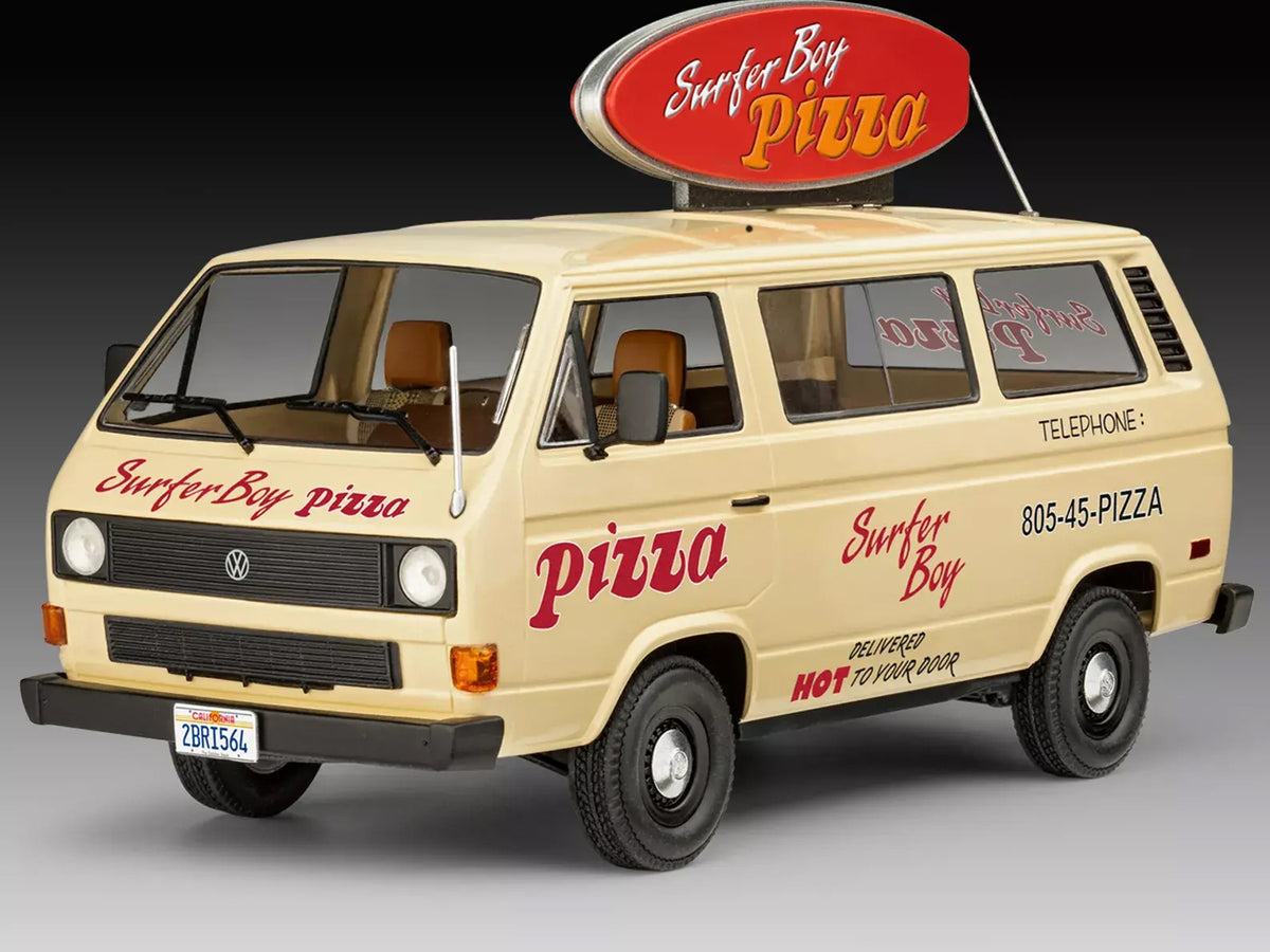 Level 3 Model Kit Argyle’s Volkswagen Vanagon "Surfer Boy Pizza" Van "Stranger Things" (2016-Current) TV Series 1/25 Scale Model
