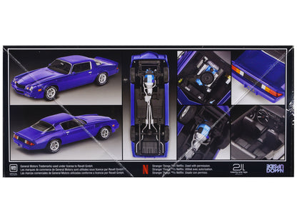 Level 4 Model Kit Billy Hargrove’s 1979 Chevrolet Camaro Z/28 "Stranger Things" (2016-Current) TV Series 1/24 Scale Model