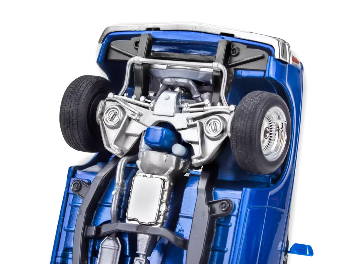 Level 4 Model Kit 1991 Chevrolet S-10 Lowrider Pickup Truck with 1/64 Diecast Version Included "Big + Little Series" 1/25 Scale Model