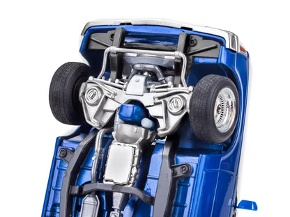 Level 4 Model Kit 1991 Chevrolet S-10 Lowrider Pickup Truck with 1/64 Diecast Version Included "Big + Little Series" 1/25 Scale Model