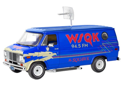 Level 3 Model Kit 1977 GMC "WSQK Squawk" Van "Stranger Things" (2016-2025) TV Series 1/25 Scale Model