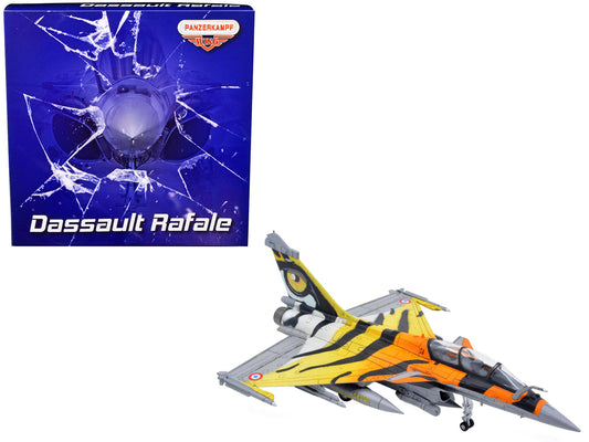 Dassault Rafale B Fighter Jet "Ocean Tiger" with Missile Accessories "Panzerkampf Wing" Series 1/72 Scale Model