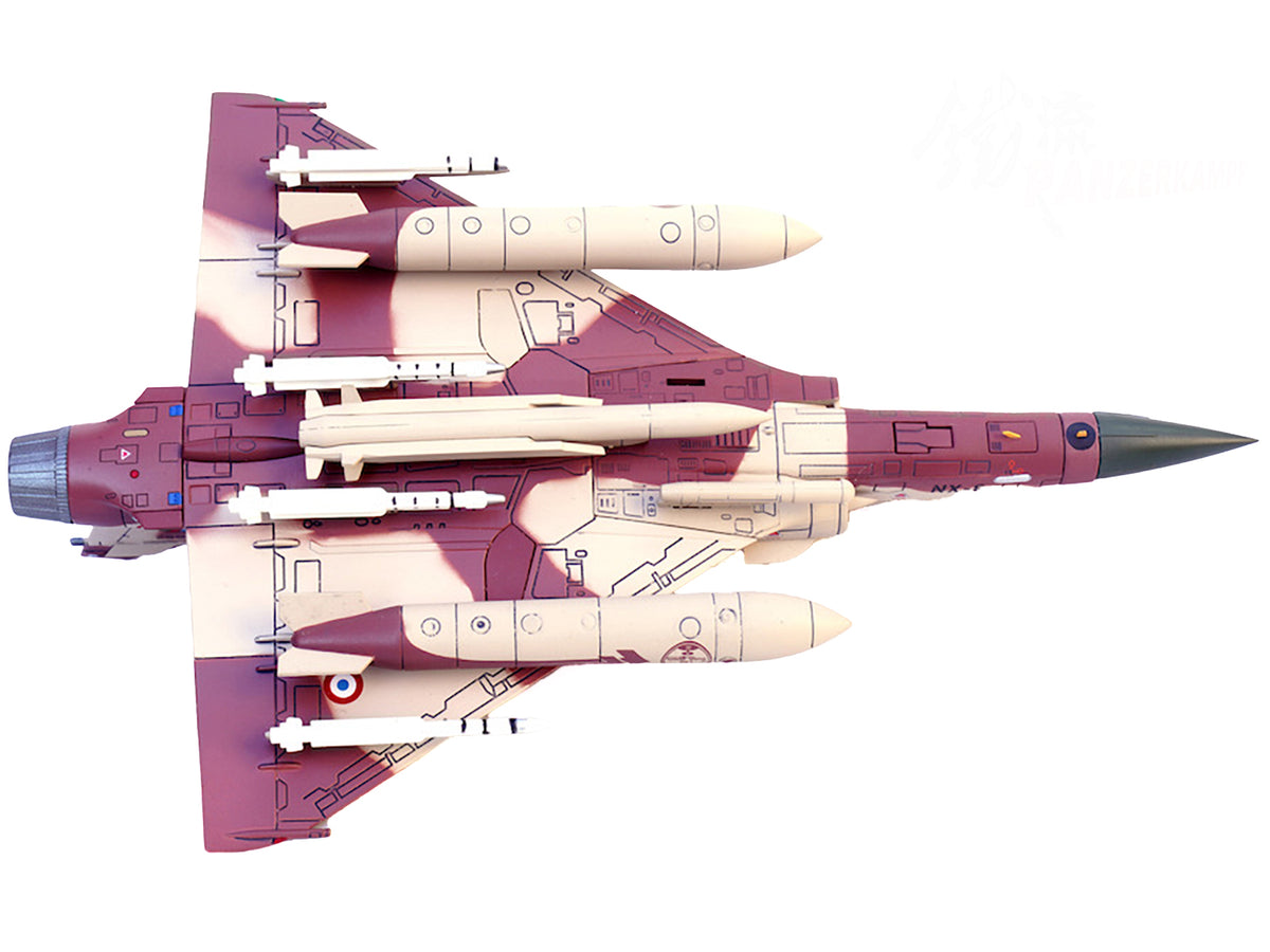 Dassault Mirage 2000D Fighter Aircraft "133 Couteau Delta Nancy-Ochey AB" French Air Force "Wing" Series 1/72 Diecast Model