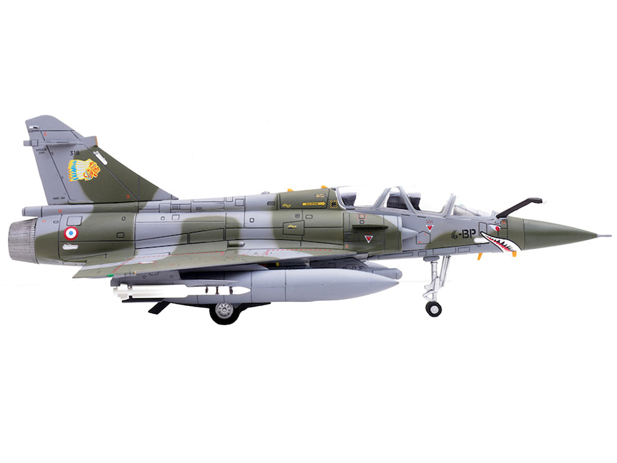 Dassault Mirage 2000N Fighter Aircraft "Escadron de Chasse 2/4 La Fayette Luxeuil" (2004) French Air Force "Wing" Series 1/72 Diecast Model
