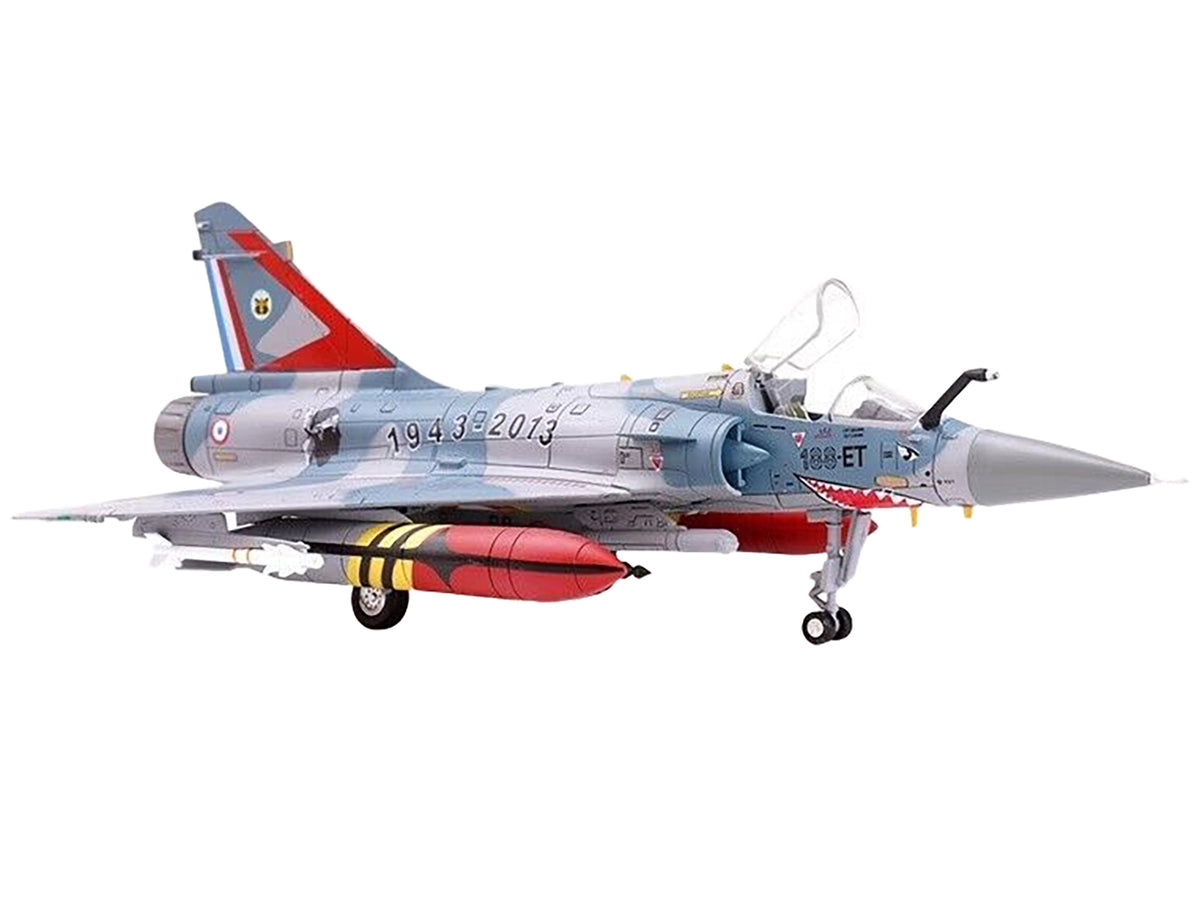 Dassault Mirage 2000-5F Fighter Aircraft "70th Anniversary of Corsica Squadron" French Air Force "Wing" Series 1/72 Diecast Model