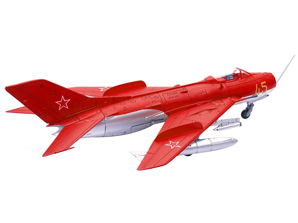 Mikoyan-Gurevich MiG-19S Farmer C Fighter Aircraft "Yellow 45" "VVS Display Team Soviet Air Force Kubinka Air Base" (1960) "Wing" Series  1/72 Diecast Model
