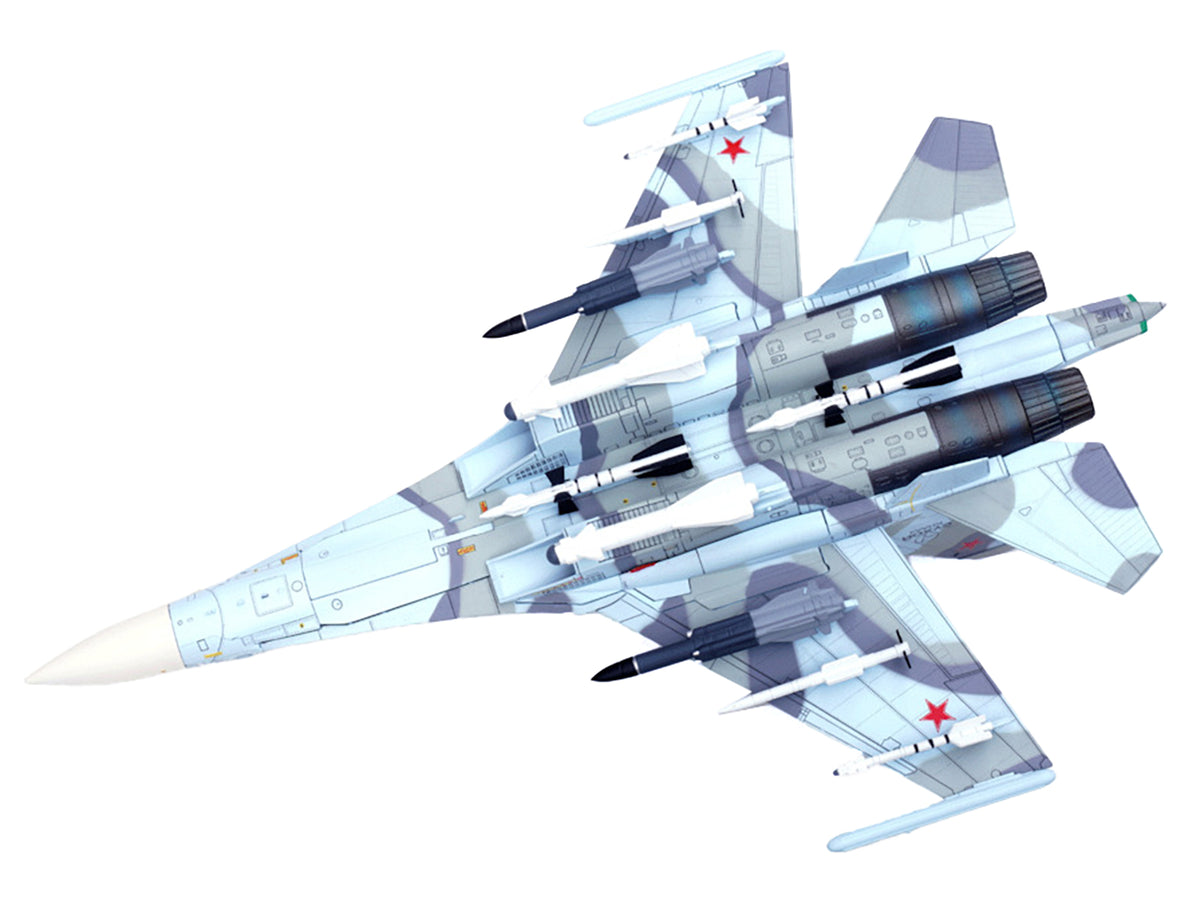 Sukhoi Su-30MKK Flanker-G Fighter Aircraft #504 "Russian Air Force" "Wing" Series 1/72 Diecast Model