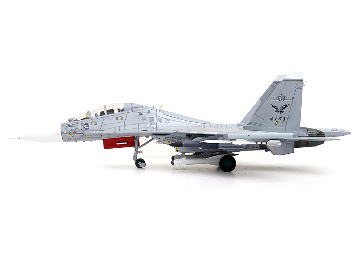 Sukhoi Su-30MKK Flanker-G Fighter Aircraft #13 "People's Liberation Army (PLA) Naval Aviation's Sea and Air Eagle Regiment" Chinese Air Force "Wing" Series 1/72 Diecast Model