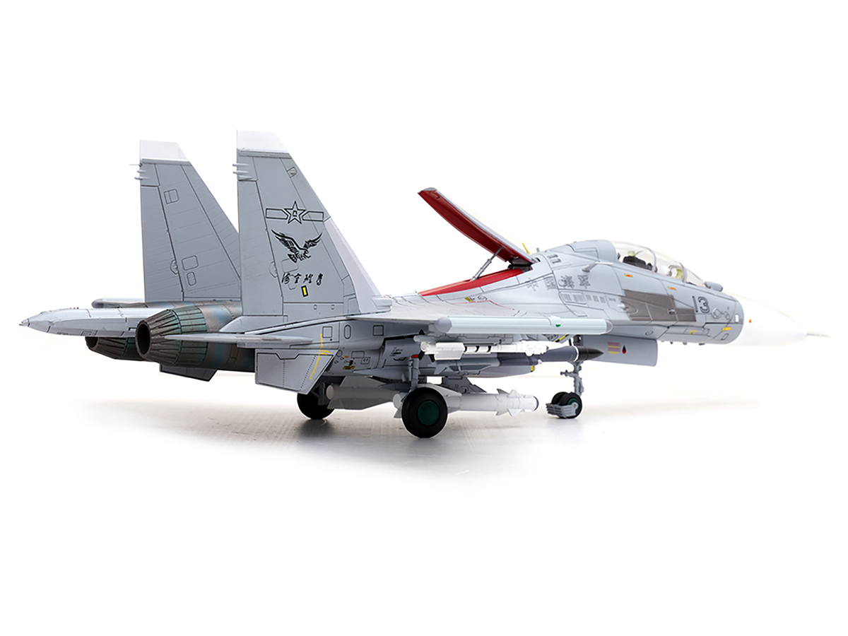 Sukhoi Su-30MKK Flanker-G Fighter Aircraft #13 "People's Liberation Army (PLA) Naval Aviation's Sea and Air Eagle Regiment" Chinese Air Force "Wing" Series 1/72 Diecast Model