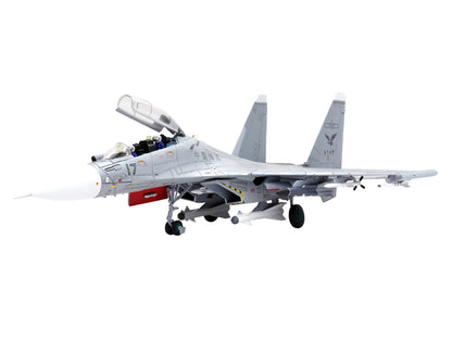 Sukhoi Su-30MKK Flanker-G Fighter Aircraft #17 "People's Liberation Army (PLA) Naval Aviation's Sea and Air Eagle Regiment" Chinese Air Force "Wing" Series 1/72 Diecast Model