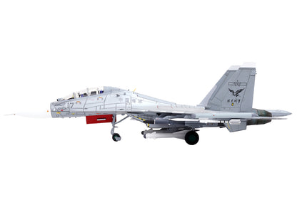 Sukhoi Su-30MKK Flanker-G Fighter Aircraft #17 "People's Liberation Army (PLA) Naval Aviation's Sea and Air Eagle Regiment" Chinese Air Force "Wing" Series 1/72 Diecast Model