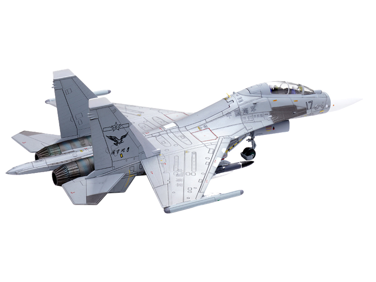 Sukhoi Su-30MKK Flanker-G Fighter Aircraft #17 "People's Liberation Army (PLA) Naval Aviation's Sea and Air Eagle Regiment" Chinese Air Force "Wing" Series 1/72 Diecast Model