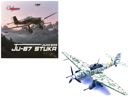 Junkers Ju 87G2 Stuka Bomber Aircraft "10.(Pz)/SG 2 Immelmann Markisch Friedland Pomerania" (1945) German Luftwaffe "Wing" Series 1/72 Diecast Model