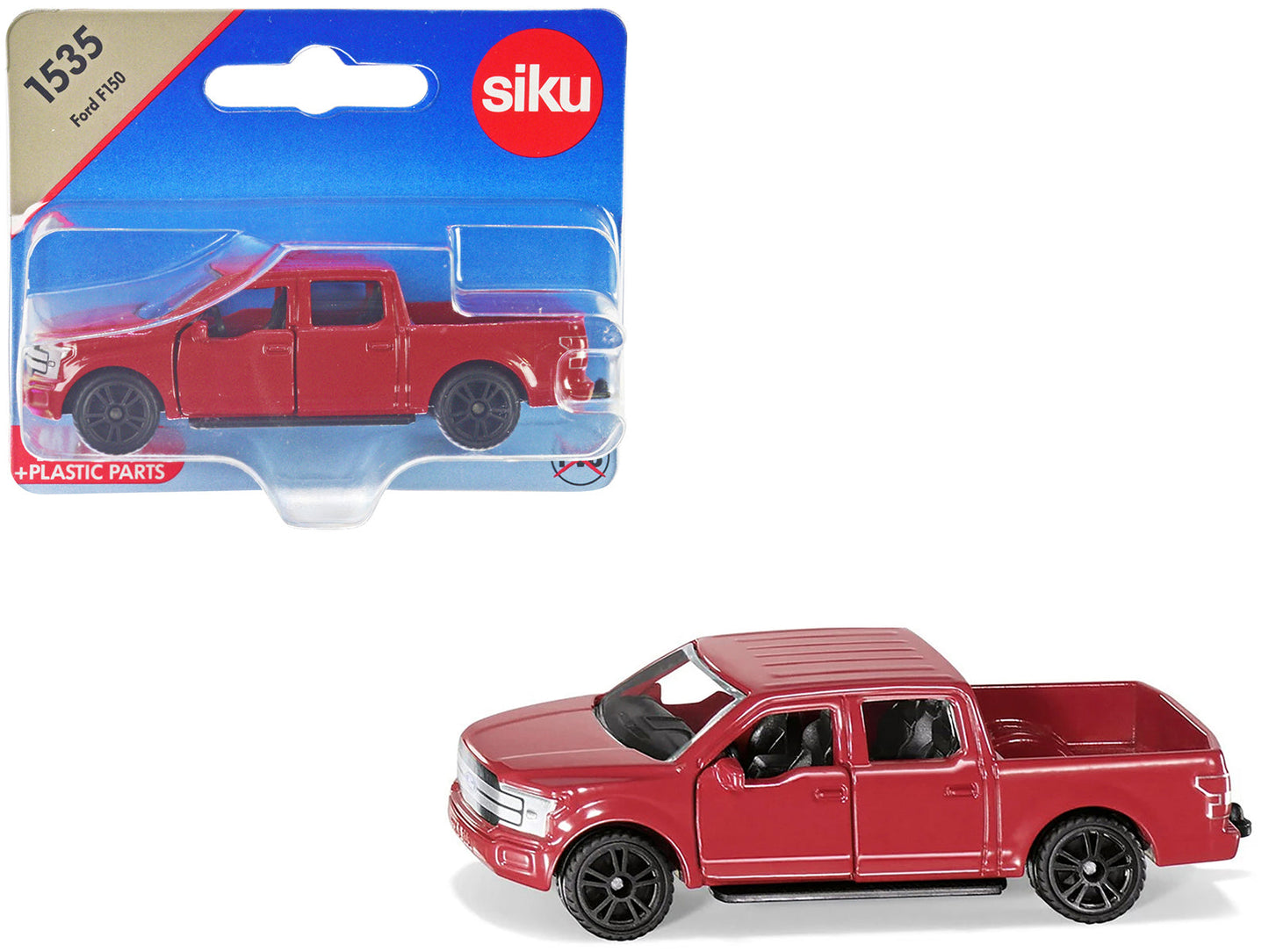 Ford F-150 Pickup Truck Red Diecast Model Car