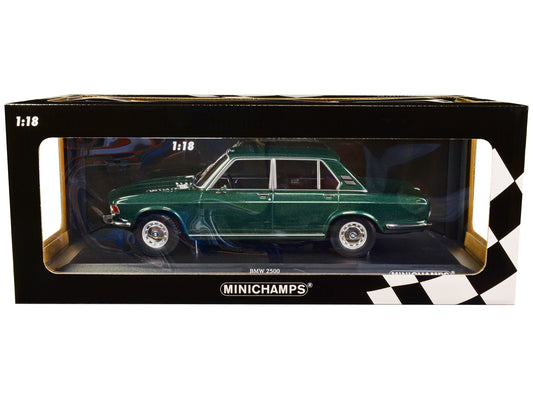 1968 BMW 2500 Green Metallic Limited Edition to 504 pieces Worldwide 1/18 Diecast Model Car