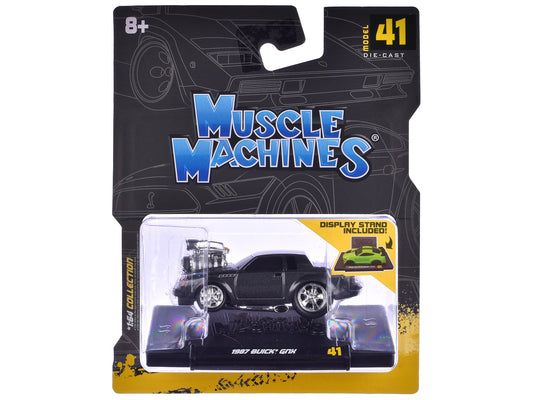 1987 Buick GNX Black Metallic 1/64 Diecast Model Car