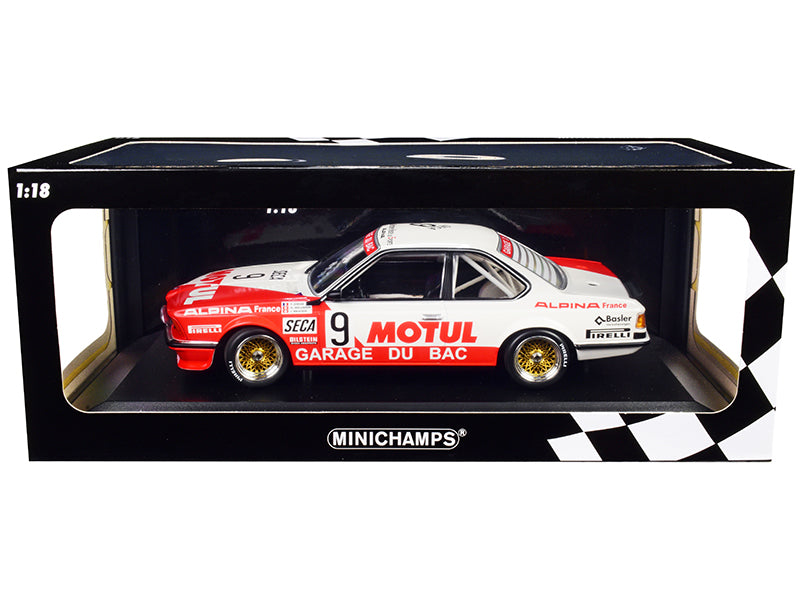 BMW 635 CSi #9 R. Hollinger - F. Giroix - J. Krucker "Motul / Garage du Bac" 24H of Spa (1984) Limited Edition to 300 pieces Worldwide 1/18 Diecast Model Car
