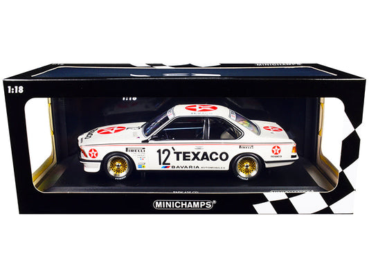 BMW 635 CSi #12 C. Ballot-Lena - R. Metge - J. C. Andruet "Texaco" 24H of Spa (1985) Limited Edition to 300 pieces Worldwide 1/18 Diecast Model Car