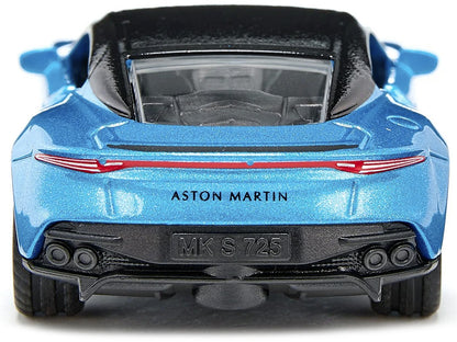 Aston Martin DBS Superleggera Blue Metallic with Black Top Diecast Model Car