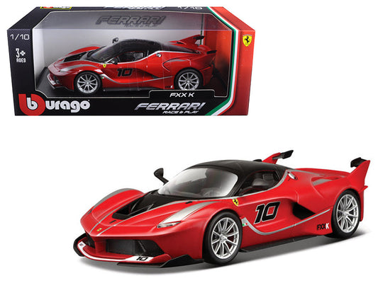 Ferrari FXX-K #10 Red 1/18 Diecast Model Car