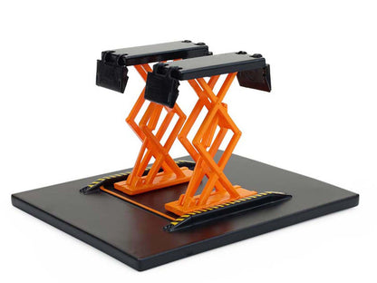 Automotive "Double Scissor Lifts" Series #2 Set of 3 pieces 1/64 Diecast Models