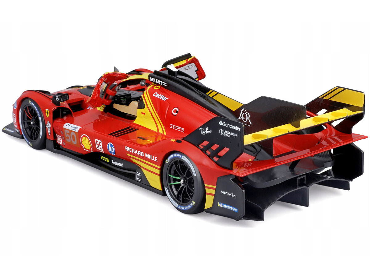 Ferrari 499P #50 Antonio Fuoco - Miguel Molina - Nicklas Nielsen "Ferrari AF Corse" Winner "24 Hours of Le Mans" (2024) "Racing" Series 1/18 Diecast Model Car