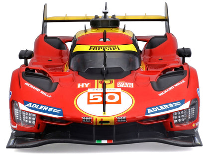 Ferrari 499P #50 Antonio Fuoco - Miguel Molina - Nicklas Nielsen "Ferrari AF Corse" Winner "24 Hours of Le Mans" (2024) "Racing" Series 1/18 Diecast Model Car