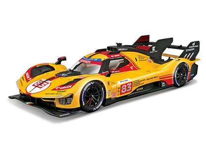 Ferrari 499P #83 Robert Kubica - Robert Shwartzman - Yifei Ye "Ferrari AF Corse" "24 Hours of Le Mans" (2024) "Racing" Series 1/18 Diecast Model Car
