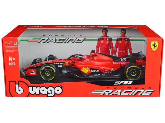 Ferrari SF-23 #16 Charles Leclerc Formula One F1 World Championship (2023) "Formula Racing" Series 1/18 Diecast Model Car
