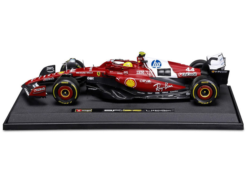Ferrari SF-25 #44 Lewis Hamilton Formula One F1 World Championship (2025) "Formula Racing" Series 1/18 Diecast Model Car