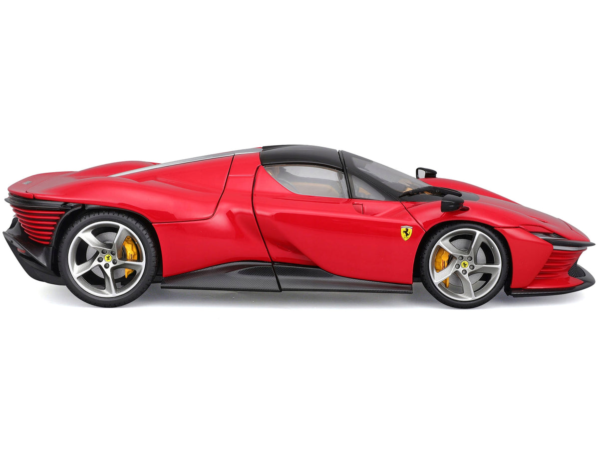 Ferrari Daytona SP3 Red with Black Top "Signature Series" 1/18 Diecast Model Car