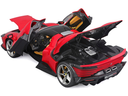 Ferrari Daytona SP3 Red with Black Top "Signature Series" 1/18 Diecast Model Car