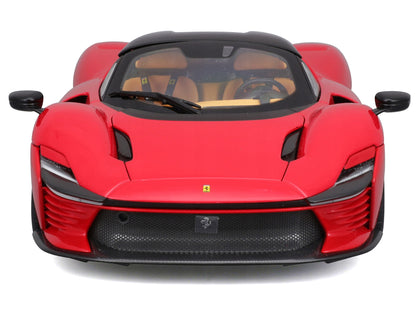 Ferrari Daytona SP3 Red with Black Top "Signature Series" 1/18 Diecast Model Car