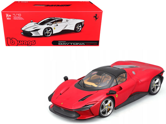 Ferrari Daytona SP3 Red with Black Top "Signature Series" 1/18 Diecast Model Car