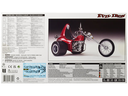 Level 5 Model Kit Evil Iron Custom Chopper Trike 1/8 Scale Model